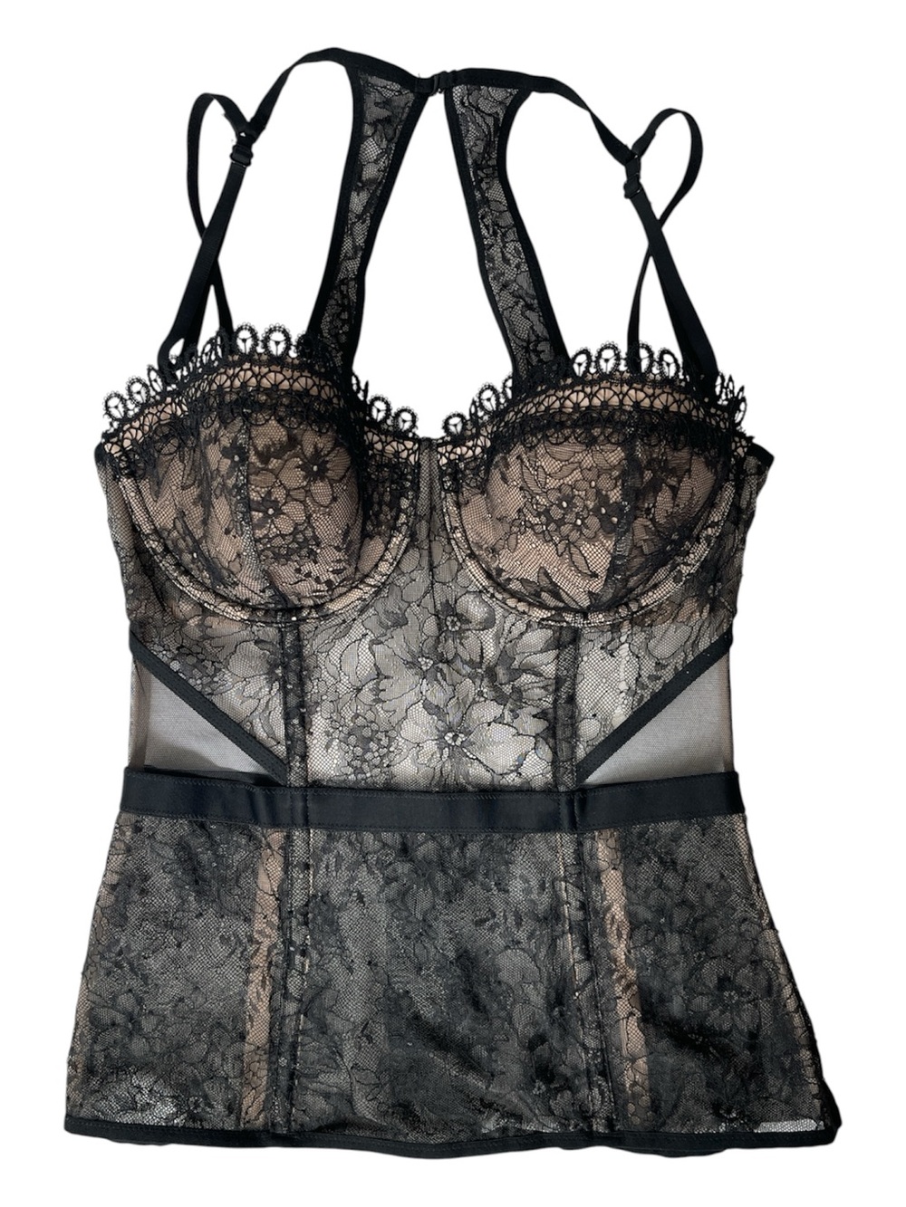 Victoria's Secret Black Lace Bustier
